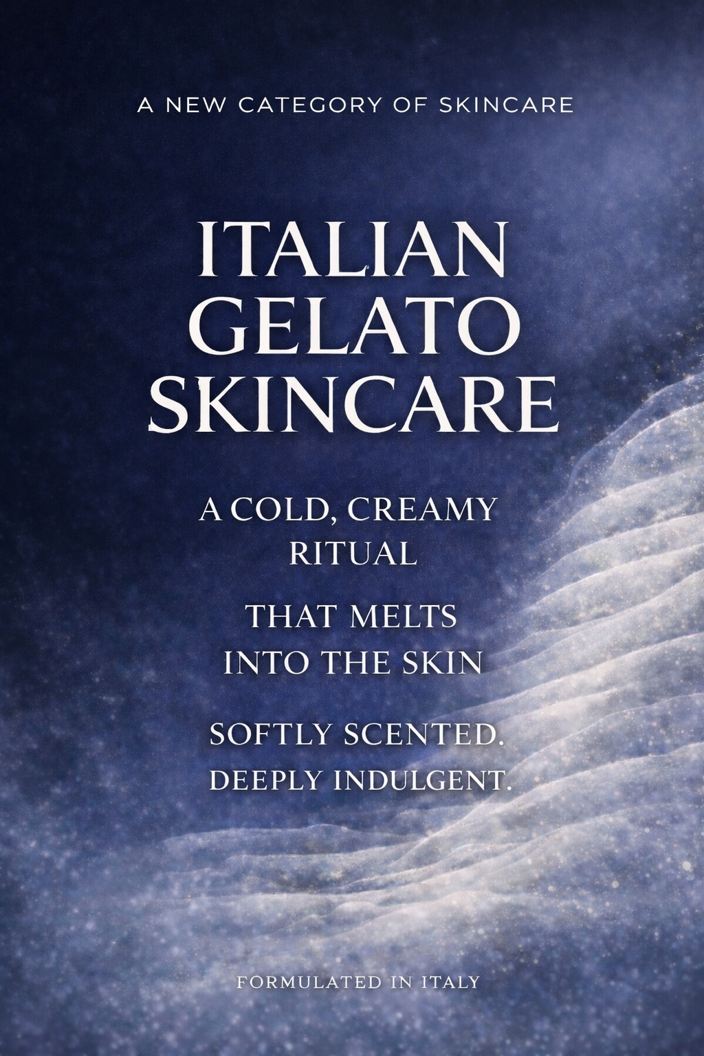 GELATO VANILLA CRÈME — FACE & NECK
