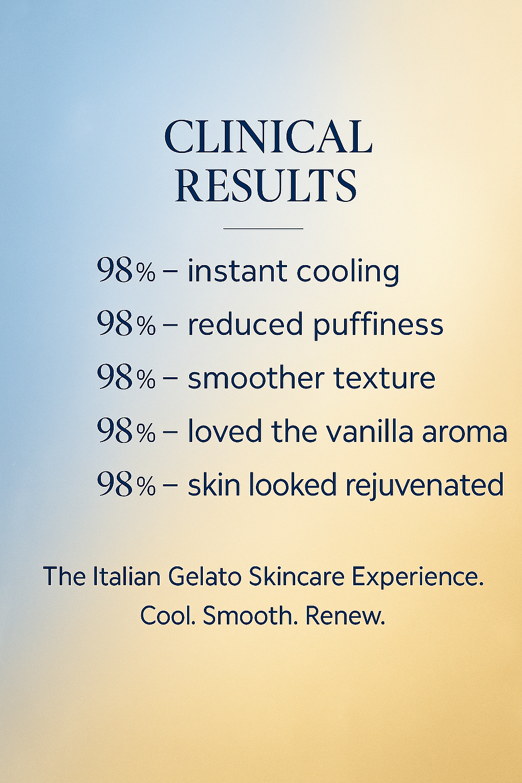 GELATO VANILLA CRÈME — FACE & NECK