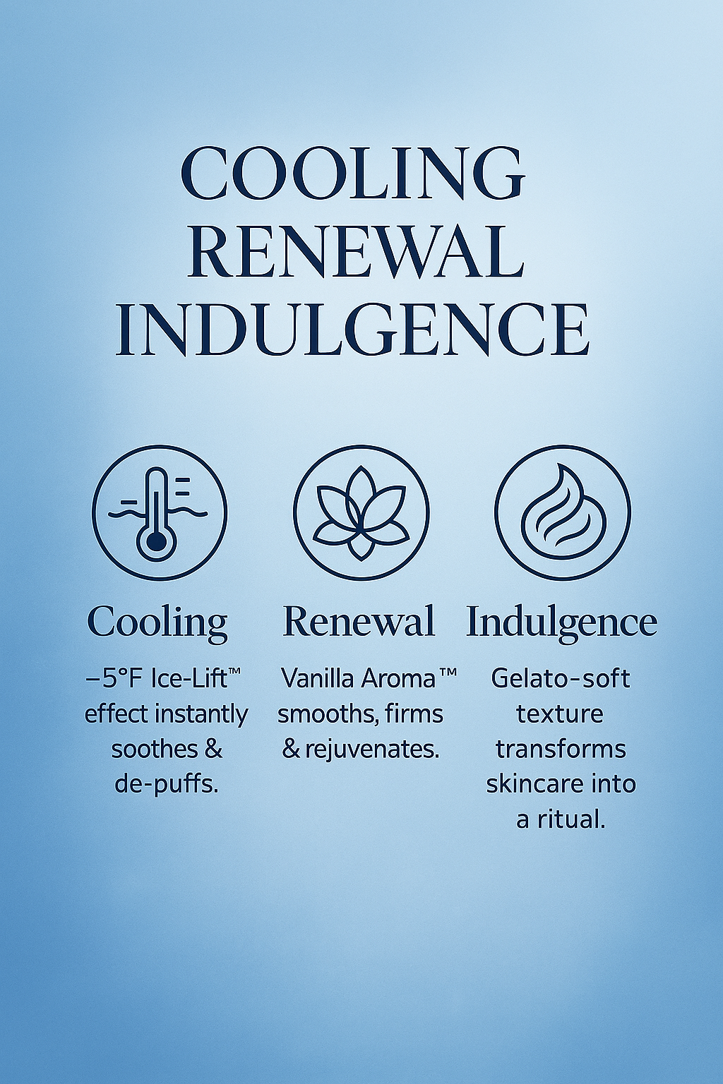 GELATO VANILLA CRÈME — FACE & NECK