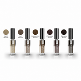 Brow Extender II five-shade guide with Espresso Brown label corrected.